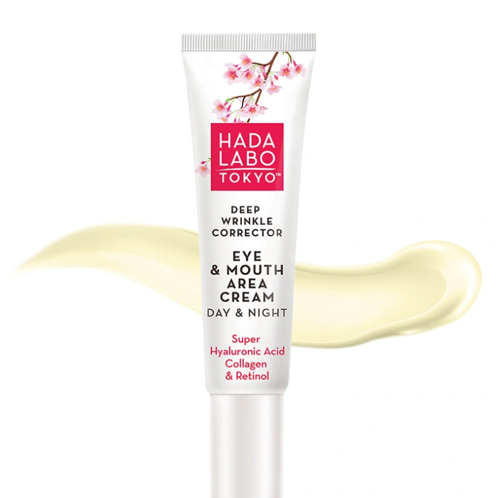 Hada Labo Deep Wrinkle Corrector Eye & Mouth Area Cream - 15ml  |  هادا لابو كريم حول الفم و العين  - 15 مل