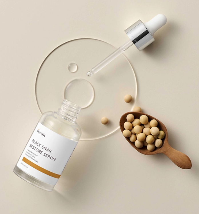 IUNIK Black Snail Restoration Serum - 50ml | ايونيك سيروم الحلزون الأسود المجدد للبشرة - 50 مل