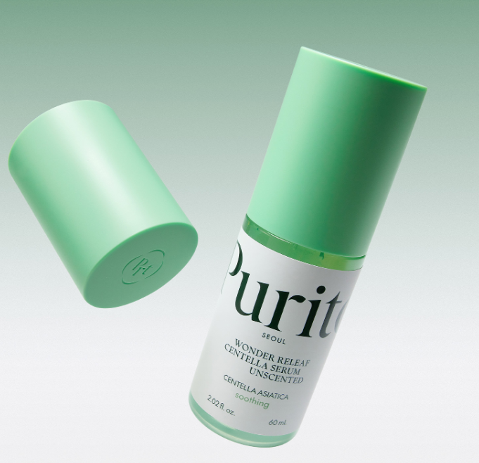 Purito wonder releaf centella serum unscented - 60ml | بيوريتو سيروم السينتيلا المهدئ الخالي من العطور - 60 مل