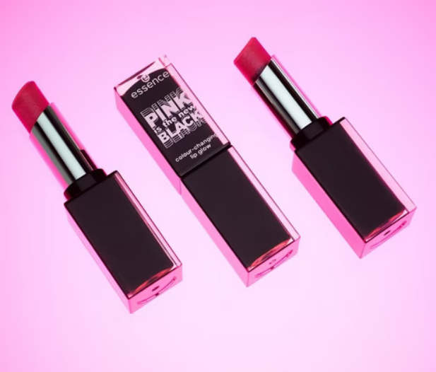 Essence Pink Is The New Black Lip Glow | ايسنس أحمر شفاه متغير اللون
