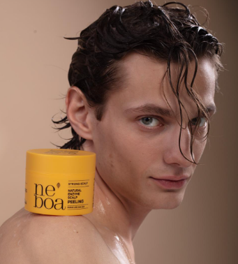 Neboa Hair Strong Scalp natural Enzymatic Peeling - 150ml | نيبوا مقشر فروة الرأس بالنزيمات الطبيعية - 150 مل
