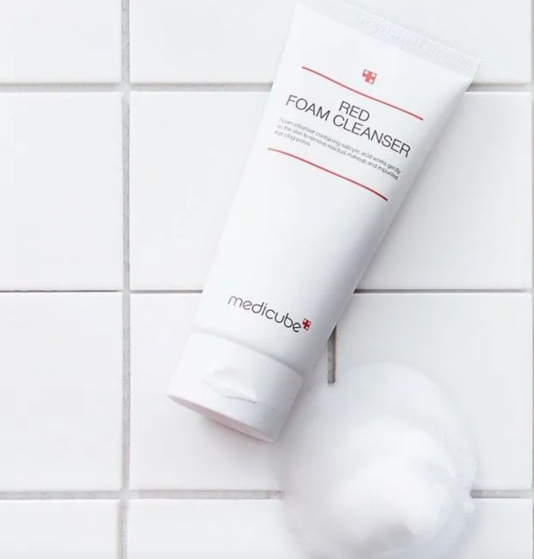 Medicube RED FOAM CLEANSER 2020 - 120ML | ميدي كيوب غسول رغوي للوجه - ١٢٠ مل