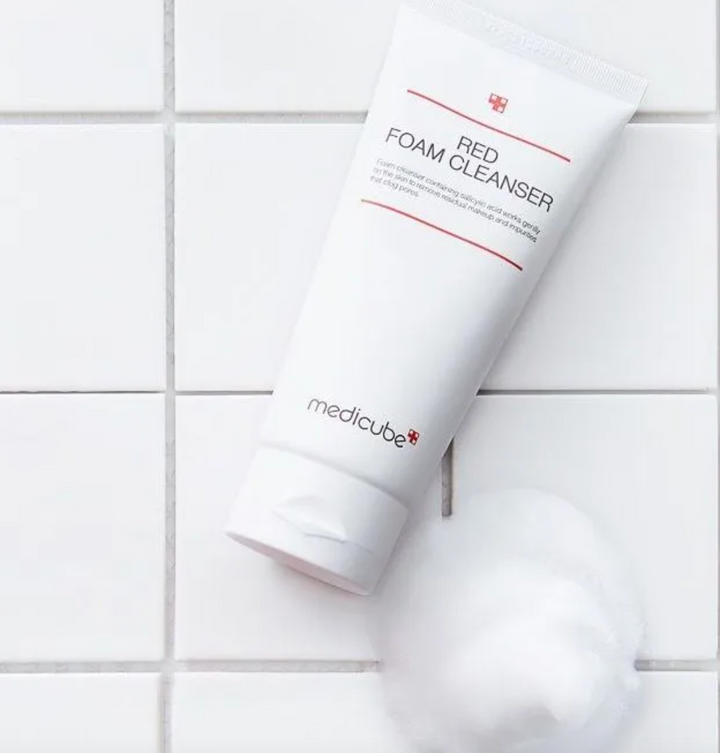 Medicube RED FOAM CLEANSER 2020 - 120ML | ميدي كيوب غسول رغوي للوجه - ١٢٠ مل