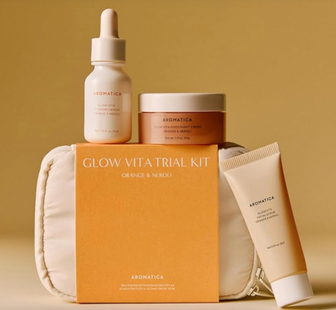 AROMATICA Glow Vita Trial Kit | اروماتيكا مجموعة عناية بالبشرة