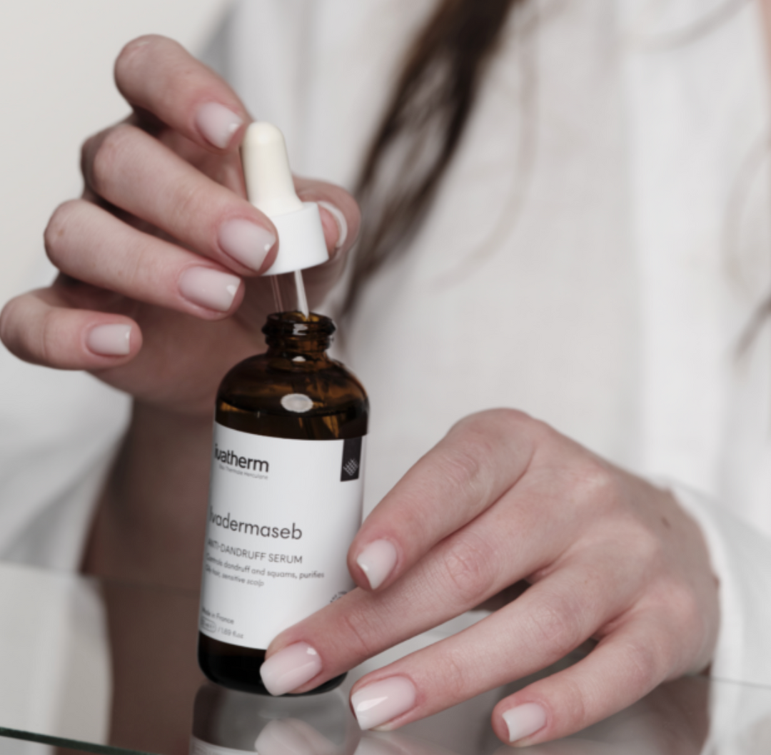 ivatherm Ivadermaseb Anti-Dandruff Serum - 50ml | ايفاثيرم سيروم ايفاديرماسيب المضاد للقشرة. مثالي لفروة الرأس، واللحية، والشارب، والحواجب. - 50 مل