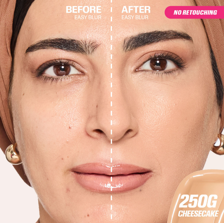 Huda Beauty Easy Blur Natural Airbrush Foundation - 30ml | هدى بيوتي كريم أساس خفيف الوزن و قابل للبناء - 30 مل