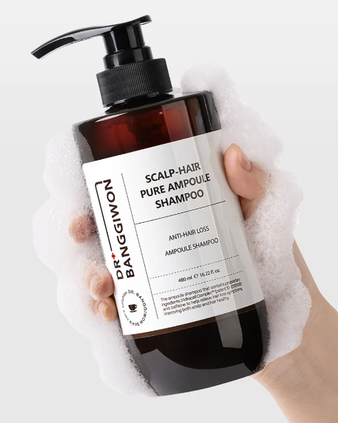 DR+ BANGGIWON Scalp-Hair Pure Ampoule Shampoo - 480ml | د + بانجيون شامبو ضد تساقط الشعر - 480 مل