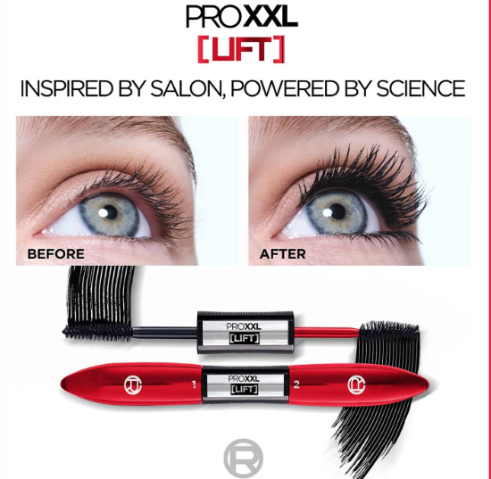 L’Oreal Xxl Lift Mascara - 7.2ml | لوريال ماسكارا مكثفة و رافعة للرموش - 3 مل