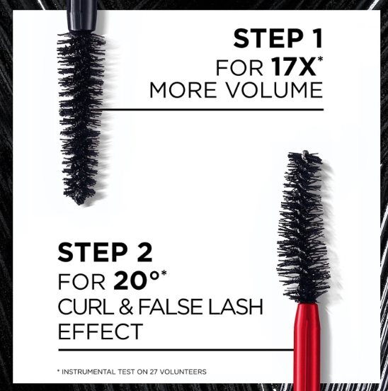 L’Oreal Xxl Lift Mascara - 7.2ml | لوريال ماسكارا مكثفة و رافعة للرموش - 3 مل