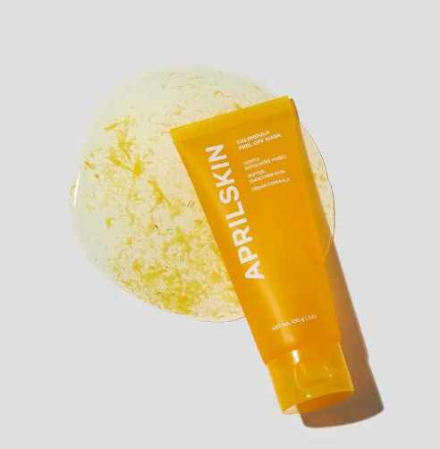 APRILSKIN Real Calendula Peel Off Pack - 100g | أبريل سكين قناع التقشير للوجه بخلاصة زهرة الكاليندولا - 100 غ