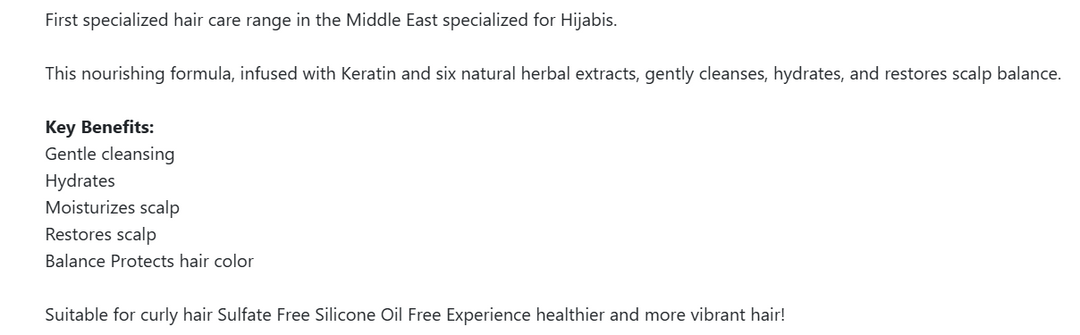 COSMALINE Soft Wave Hijab Sulfate And Silicone Oil Free Shampoo - 400ml | شامبو سوفت ويف لشعر المحجبات خالي من الكبريتات وزيت السيليكون من كوزمولاين 400 مل