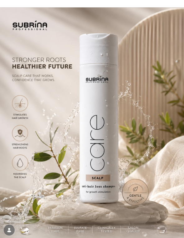 Subrina Care Scalp Anti-Hair Loss Shampoo - 250ml | سوبرينا شامبو مضاد للتساقط - 250 مل