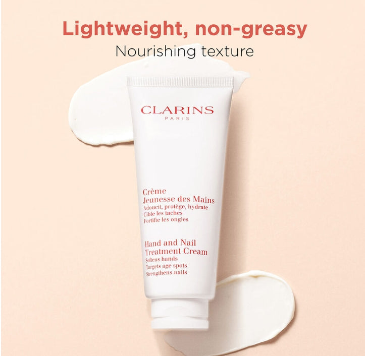 CLARINS Hand and Nail Treatment Cream - 100ml | كلارنس كريم علاج اليدين والأظافر - 100مل