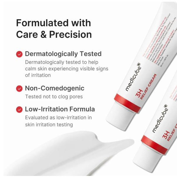Medicube 3H Relief Cream - 50ml | ميدي كيوب مرطب يومي مهدئ - 50 مل