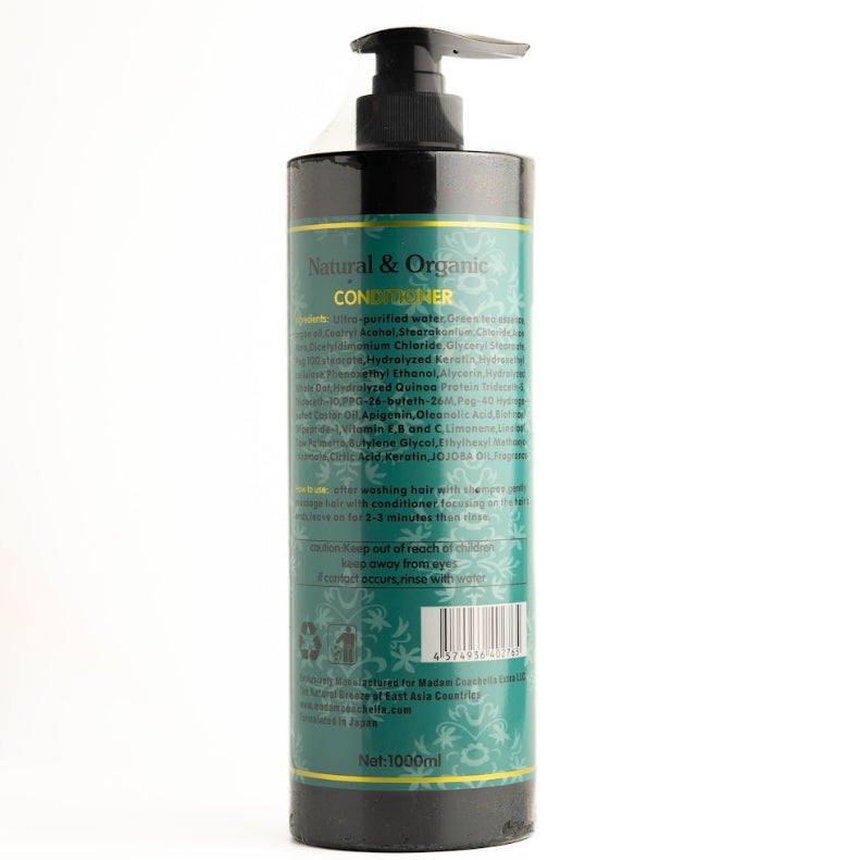 Madam Coachella Green Tea Seeds & Jojoba Oil Conditioner - 1000ml | مدام كوتشيلا بلسم بالشاي الأخضر و زيت الجوجوبا - 1000 مل