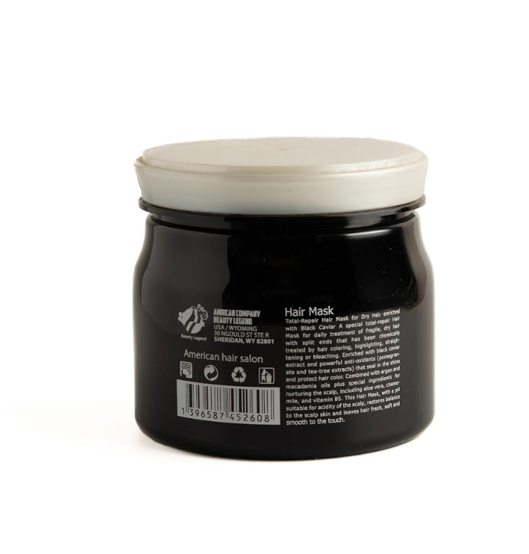Top Beauty Legend Black Caviar Hair Mask - 600ml | اسطورة الجمال ماسك للشعر بالكافيار الأسود - 600 مل