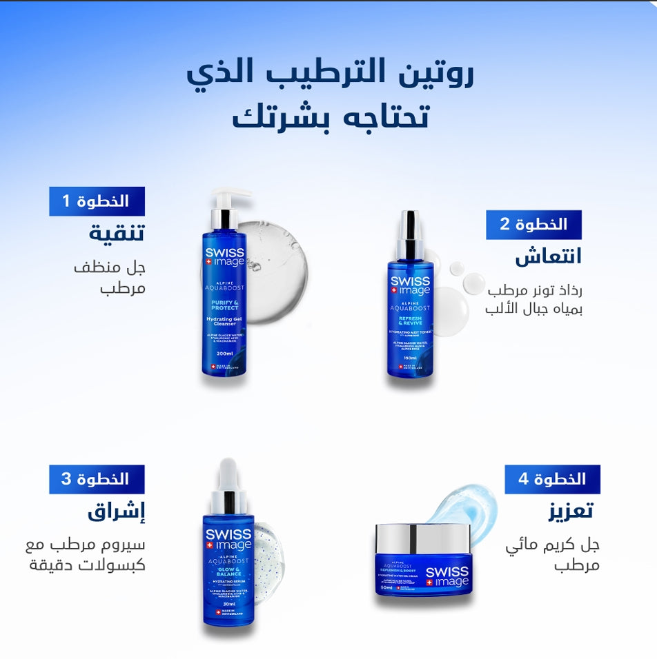 SWISS Image Alpine Aquaboost Refresh & Revive Hydrating Mist Toner - 150ml | سويس إيميج تونر مائي مرطب - 150مل
