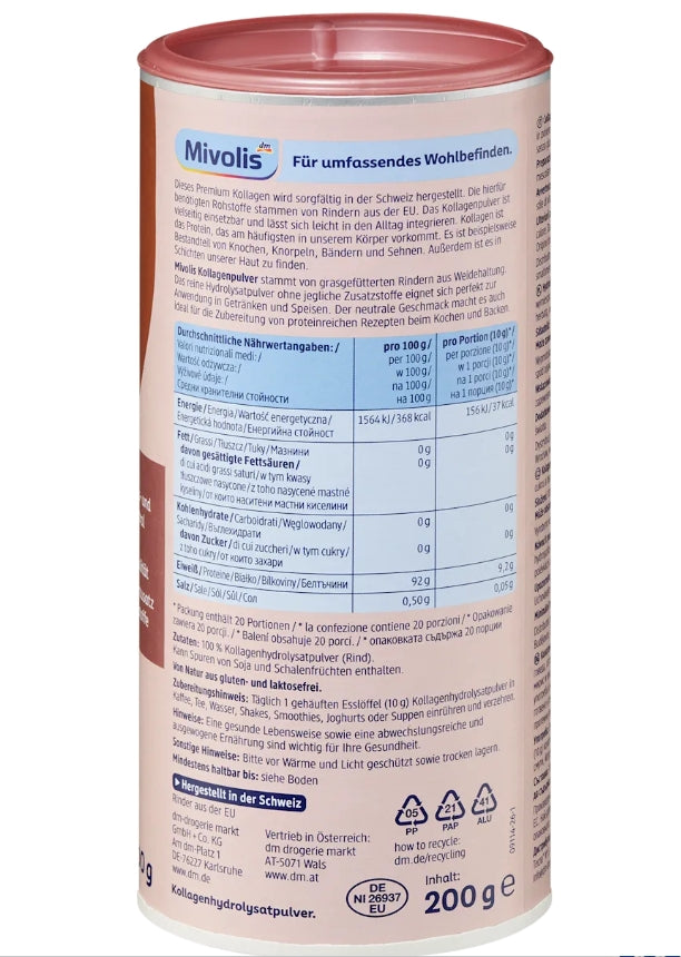 Mivolis Collagen powder - 200g - 200g | ميفوليس مسحوق الكولاجين - 200غ