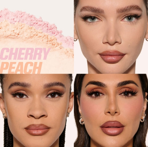 Huda Beauty Easy Bake Duo Loose Powder - 2x6.5g | هدى بيوتي لوس باودر لتصحيح اللون وتفتيح البشرة - 2*6.5 غ