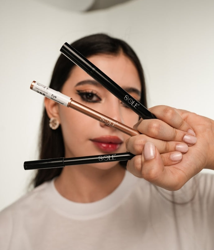 Sole Omen's Ink Black Liquid Eyeliner - 0.5ml | سولي آيلاينر سائل أسود - 0.5 مل