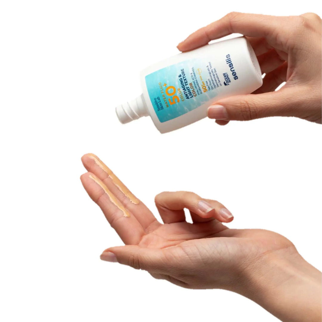 Sensilis Water Fluid 50+ Color Antiaging & Light Texture - 40ml | سينسليس سائل ماء 50+ لون - 40مل #3