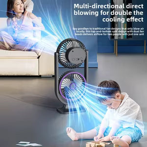 Wonder Fan Double Ended Circulating Fan Grey | مروحة مزدوجة باللون الرمادي