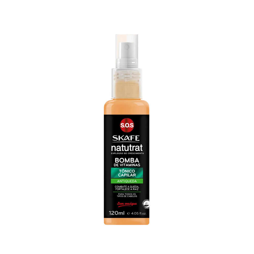 Skafe Natutrat Tonico Capilar Antiqueda Bomba de Vitaminas - 120ml | سكاف تونر للعناية بالشعر الضعيف والمعرض للتساقط - 120 مل