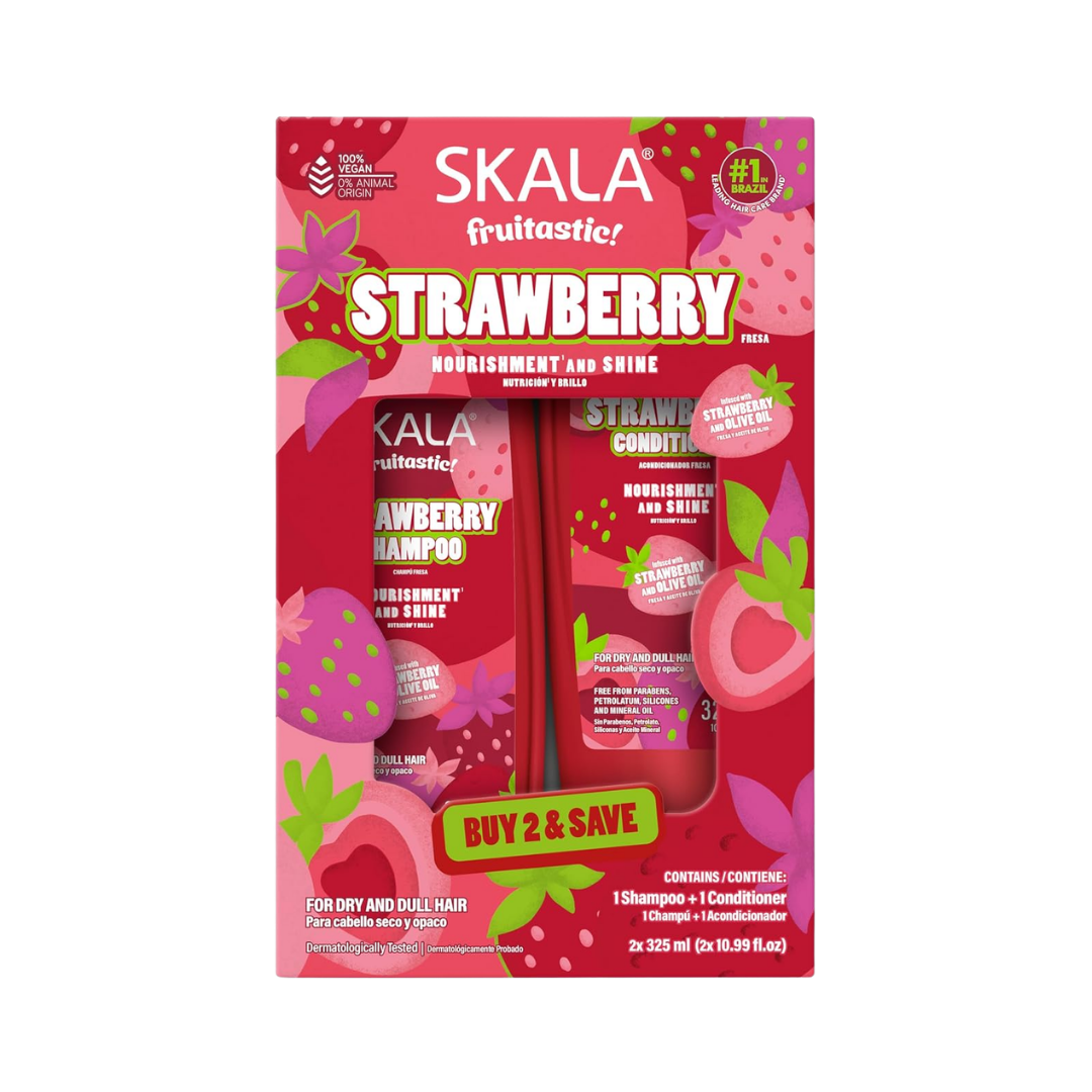 Skala Frutastica Strawberry Shampoo & Conditioner Set - 325ml | سكايا شامبو وبلسم بالفراولة - 325مل