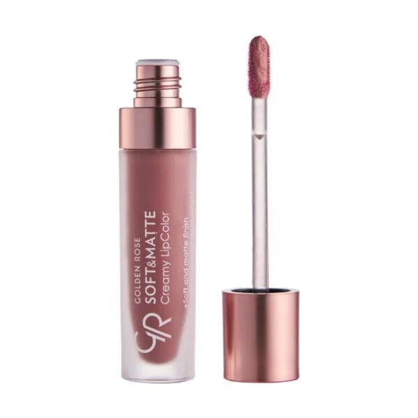 Golden rose Soft & Matte Creamy Lip - 5.5ml | كولدن روز أحمر شفاه كريمي وغير لامع - 5.5 مل