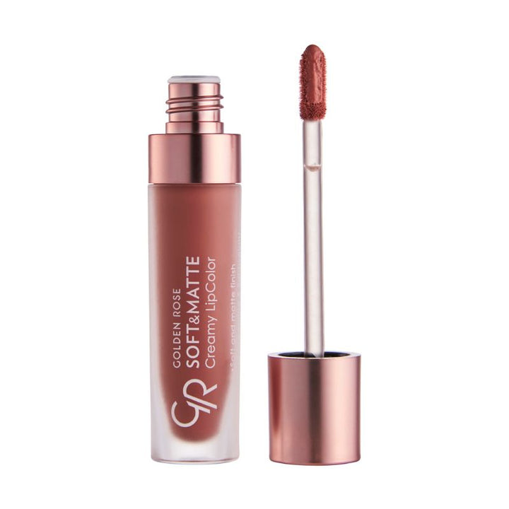 Golden rose Soft & Matte Creamy Lip - 5.5ml | كولدن روز أحمر شفاه كريمي وغير لامع - 5.5 مل