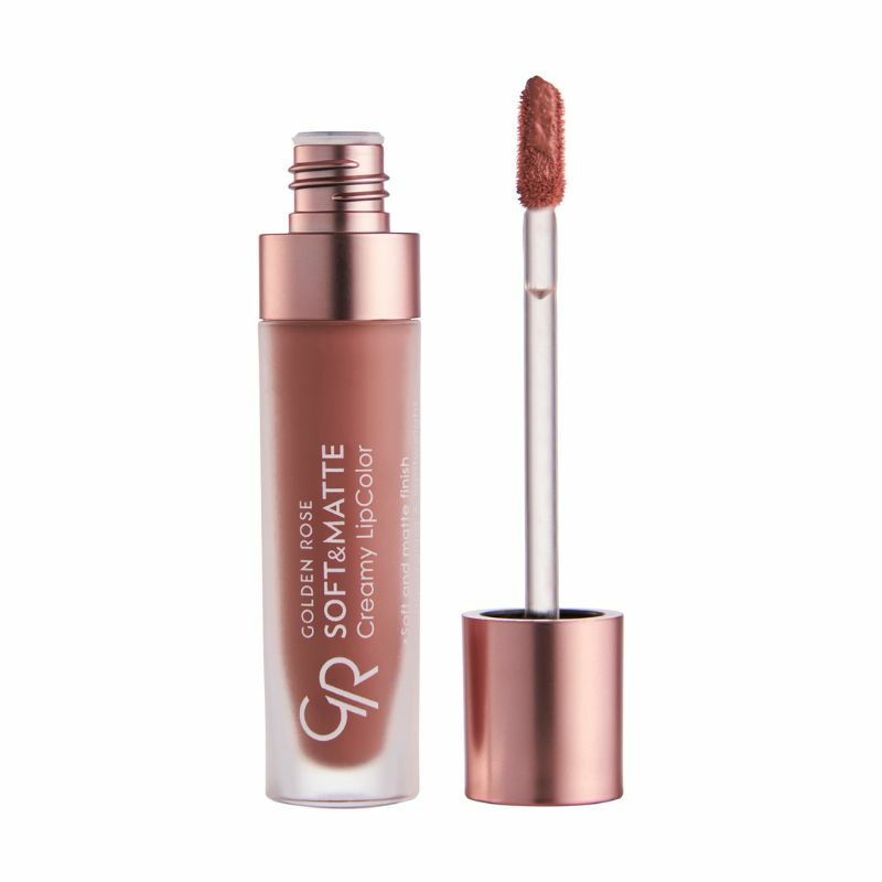 Golden rose Soft & Matte Creamy Lip - 5.5ml | كولدن روز أحمر شفاه كريمي وغير لامع - 5.5 مل