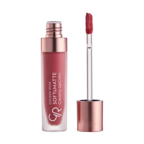 Golden rose Soft & Matte Creamy Lip - 5.5ml | كولدن روز أحمر شفاه كريمي وغير لامع - 5.5 مل