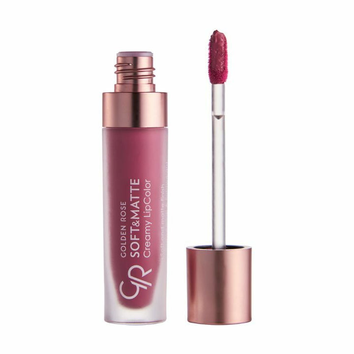 Golden rose Soft & Matte Creamy Lip - 5.5ml | كولدن روز أحمر شفاه كريمي وغير لامع - 5.5 مل