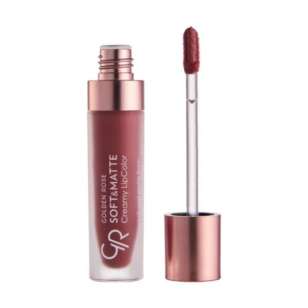 Golden rose Soft & Matte Creamy Lip - 5.5ml | كولدن روز أحمر شفاه كريمي وغير لامع - 5.5 مل
