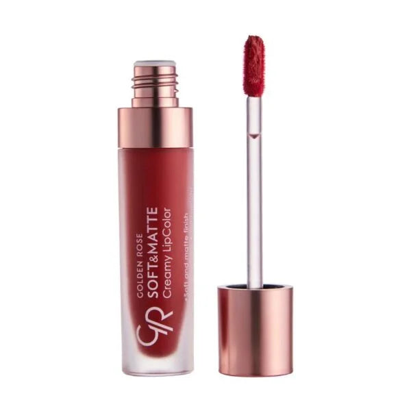 Golden rose Soft & Matte Creamy Lip - 5.5ml | كولدن روز أحمر شفاه كريمي وغير لامع - 5.5 مل