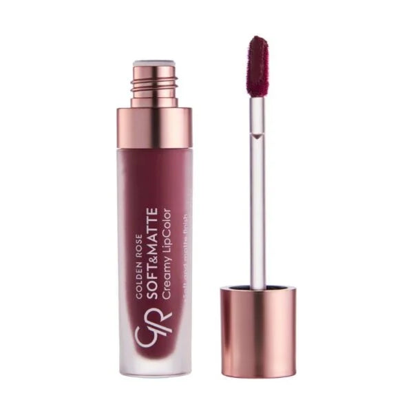 Golden rose Soft & Matte Creamy Lip - 5.5ml | كولدن روز أحمر شفاه كريمي وغير لامع - 5.5 مل