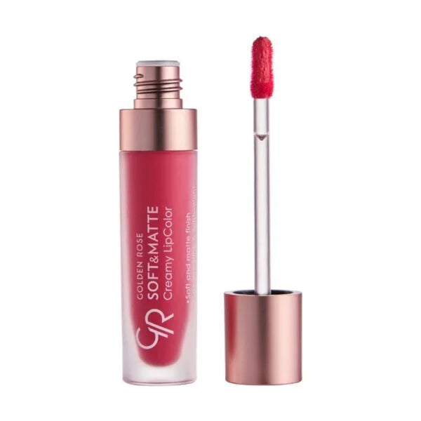 Golden rose Soft & Matte Creamy Lip - 5.5ml | كولدن روز أحمر شفاه كريمي وغير لامع - 5.5 مل