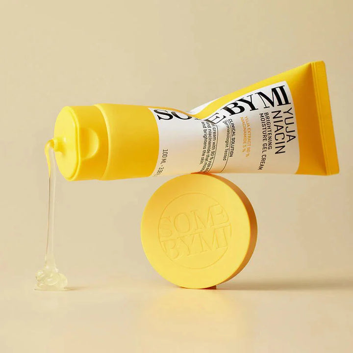 Some By Mi Yuja Niacin Brightening Moisture Gel Cream - 100ml | سوم باي مي كريم جل نياسين مرطب لتفتيح البشرة - 100 مل
