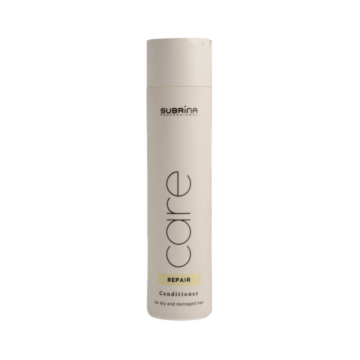 Subrina Professional Care Repair conditioner for dry and damaged hair in tall white bottle packaging
