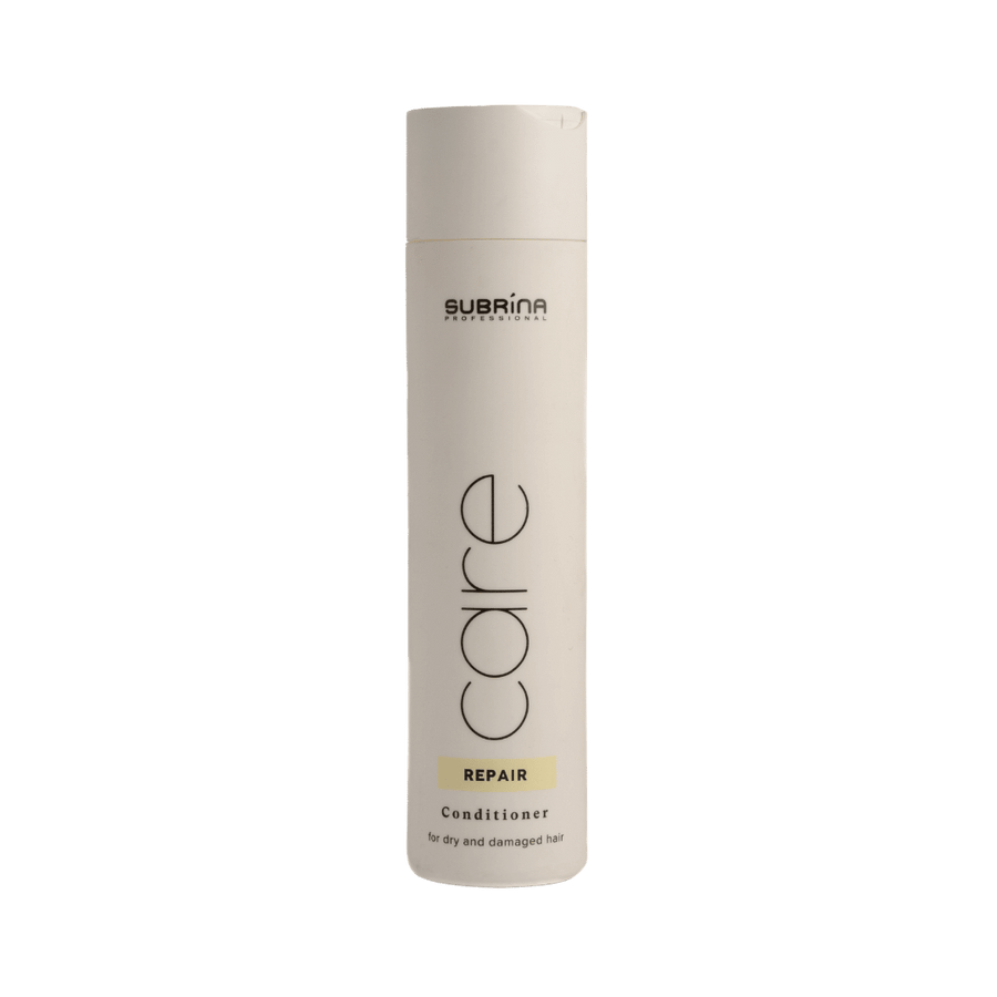 Subrina Professional Care Repair conditioner for dry and damaged hair in tall white bottle packaging

