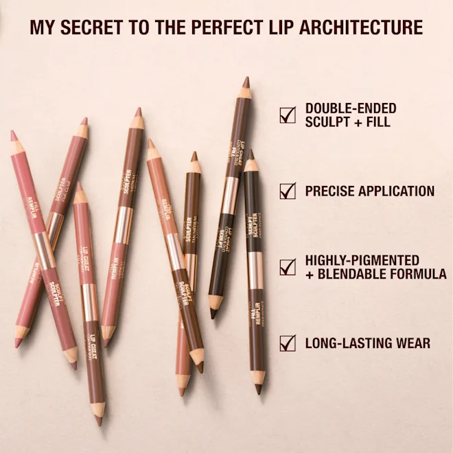 Charlotte Tilbury Lip Cheat Contour Duo - 0.78g | شارلوت تلبوري قلم تحديد شفاه ديو - 0.78غ