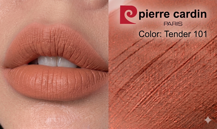Pierre Cardin Staylong Lipcolor-Kissproof - 5ml | بيير كاردان أحمر شفاه سائل مات  - 5مل
