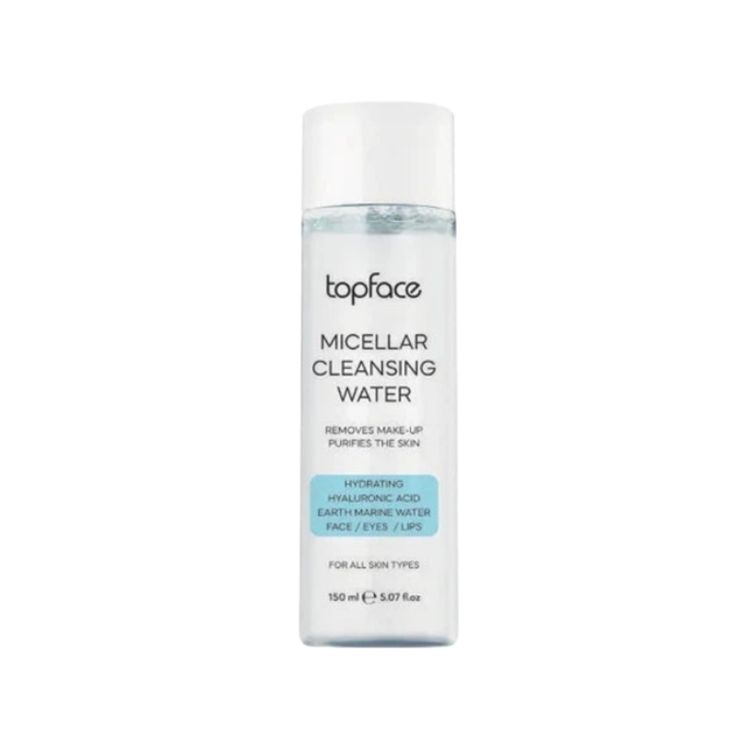 topface Micellar Cleansing Water 150ml transparent bottle with white cap and blue label