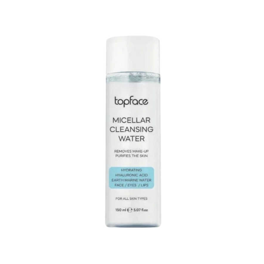 topface Micellar Cleansing Water 150ml transparent bottle with white cap and blue label