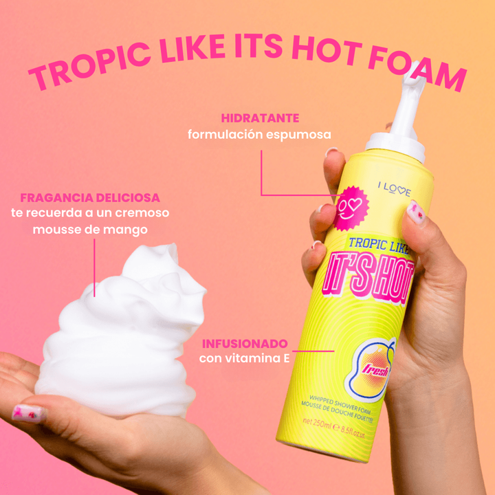 I Love - Tropic Like It's Hot Whipped Shower Foam - 250ml | آي لوف فوم دهن استوائي مثل الحار - 250مل #3