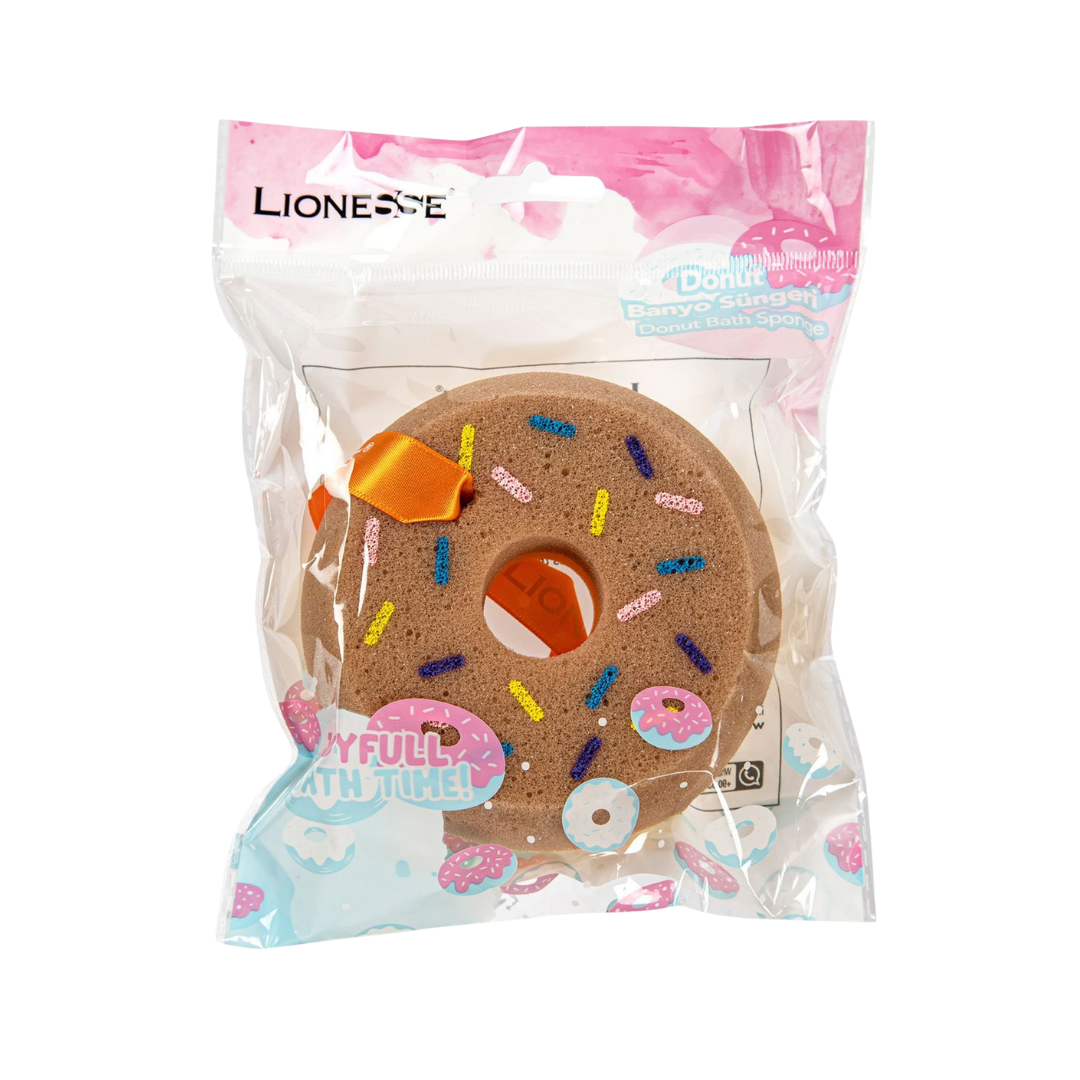 Tarko Lionesse Donut Bath Sponge | ليونيس إسفنجة استحمام على شكل دونات