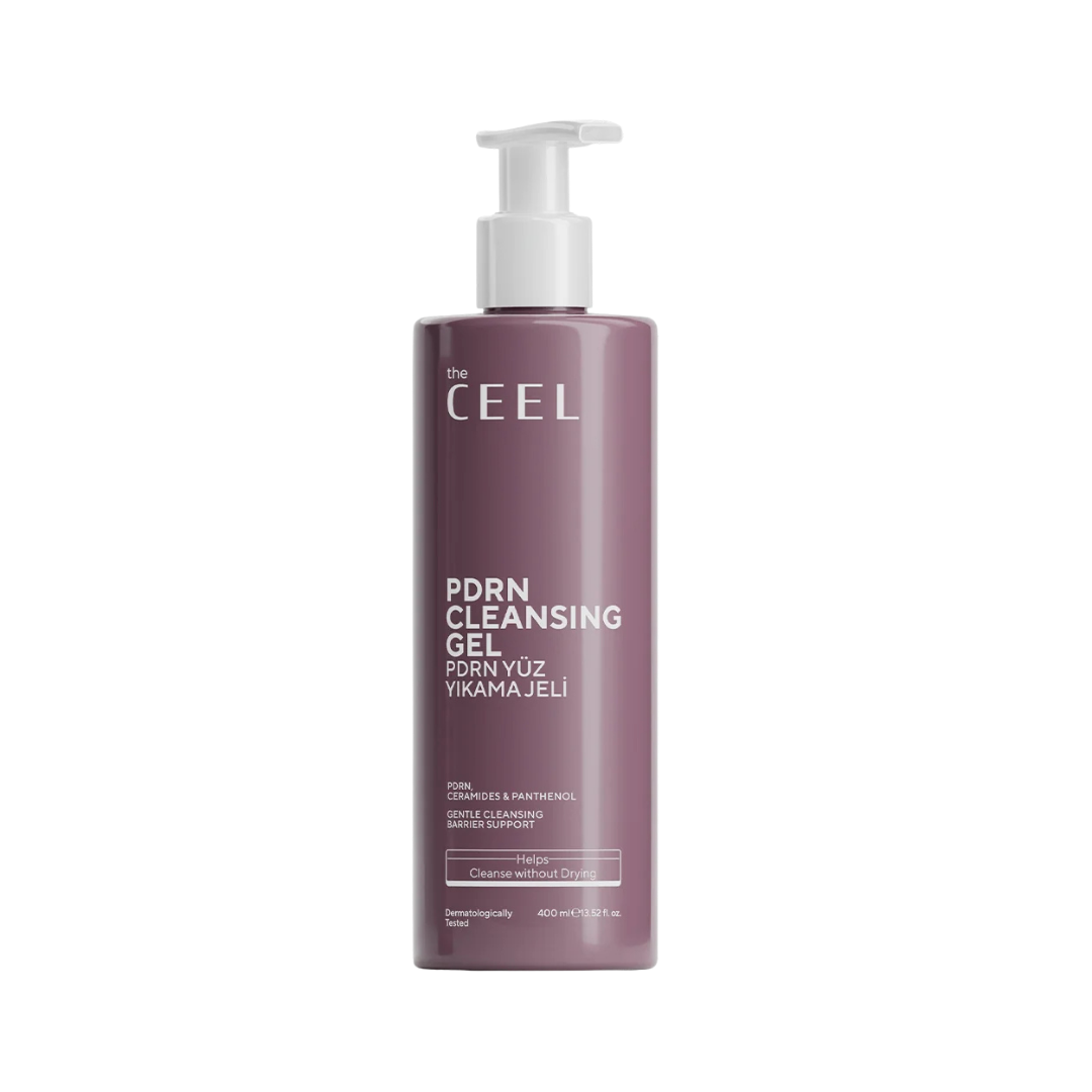 The Ceel PDRN Cleansing Gel with PDRN, Ceramides and Panthenol 400 ml pump bottle packaging