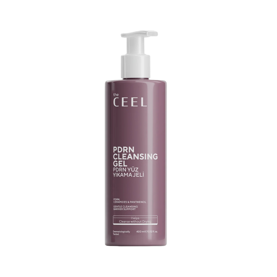 The Ceel PDRN Cleansing Gel with PDRN, Ceramides and Panthenol 400 ml pump bottle packaging