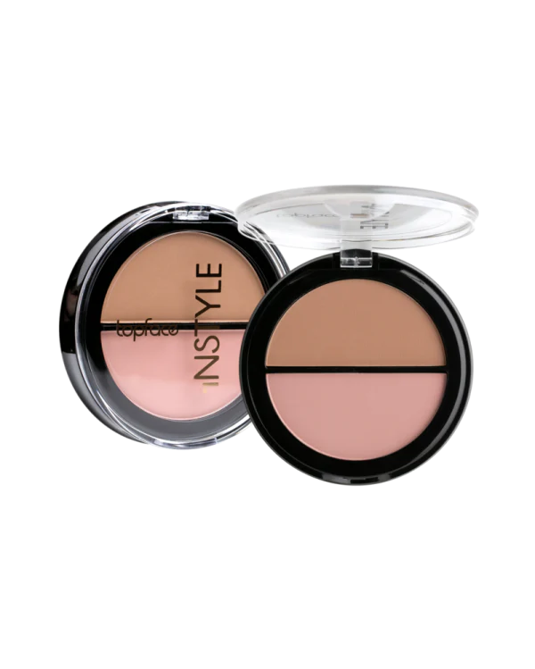 TOPFACE INSTYLE TWIN BLUSH On  - 10g | توب فيس إن ستايل توين بلاش أون – 10 غ
