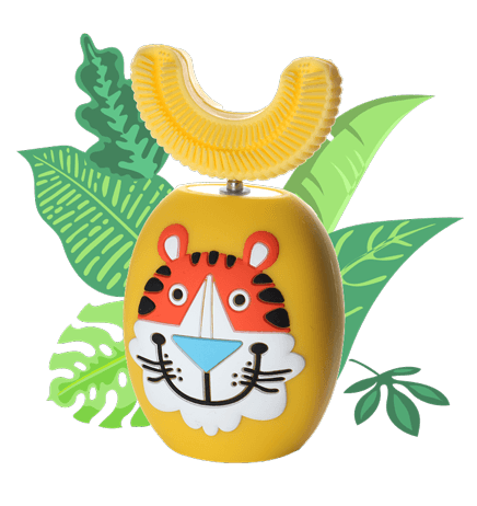 LITTLE SMILE Electric Toothbrush For Kids Tyca Jungle | ليتل سمايل فرشاة أسنان كهربائية للأطفال تيكا